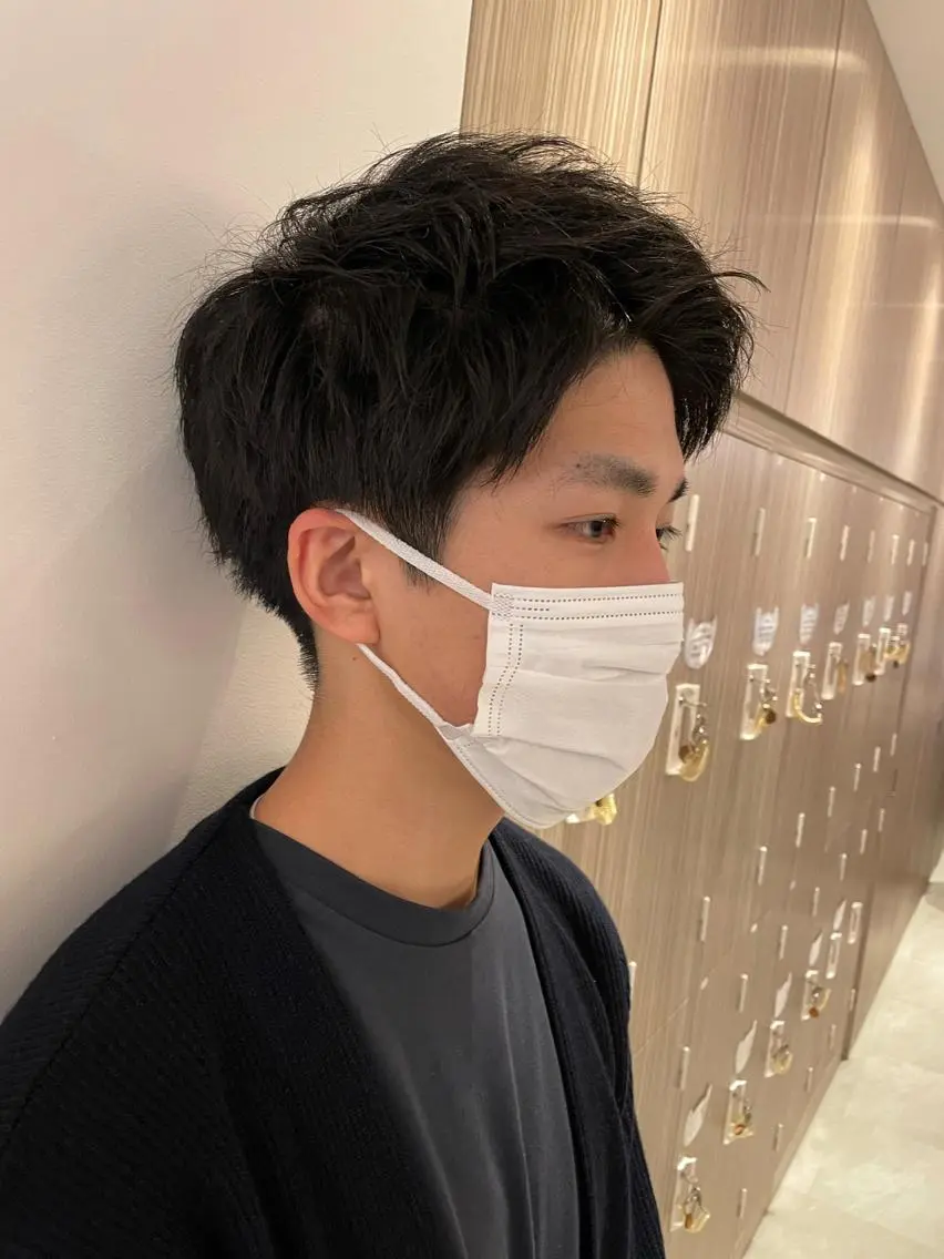 メンズ 🌼韓国ヘア🌼 田中義也のヘアスタイル