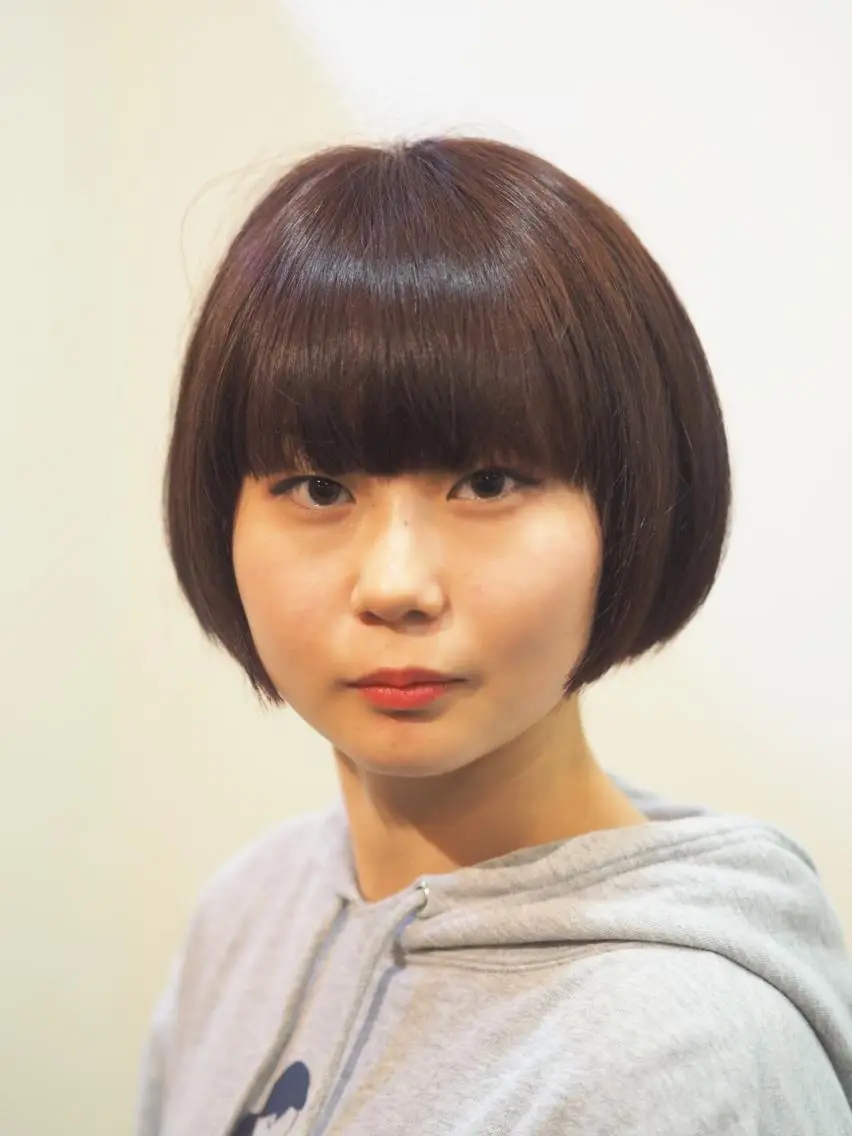 ショート カラー ボブ 坂本 直樹のヘアスタイル