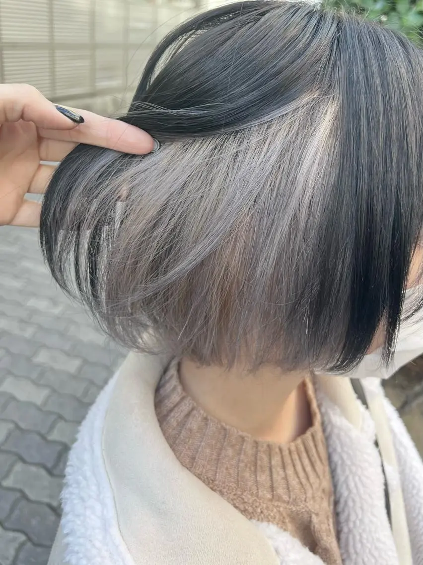 ショート カラー マンツーマン女性 美容師 奏のヘアスタイル