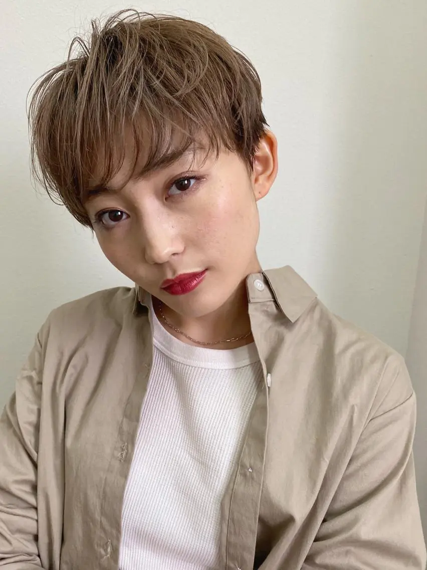 ショート カラー ❣️モテ髪❣️佐野 圭佑のヘアスタイル