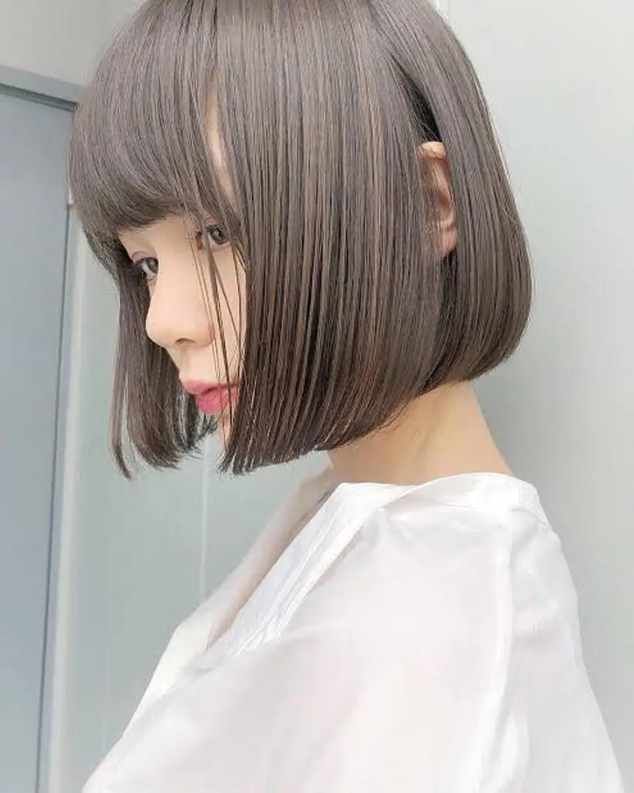 ショート ボブ 髪質改善 左近研人のヘアスタイル