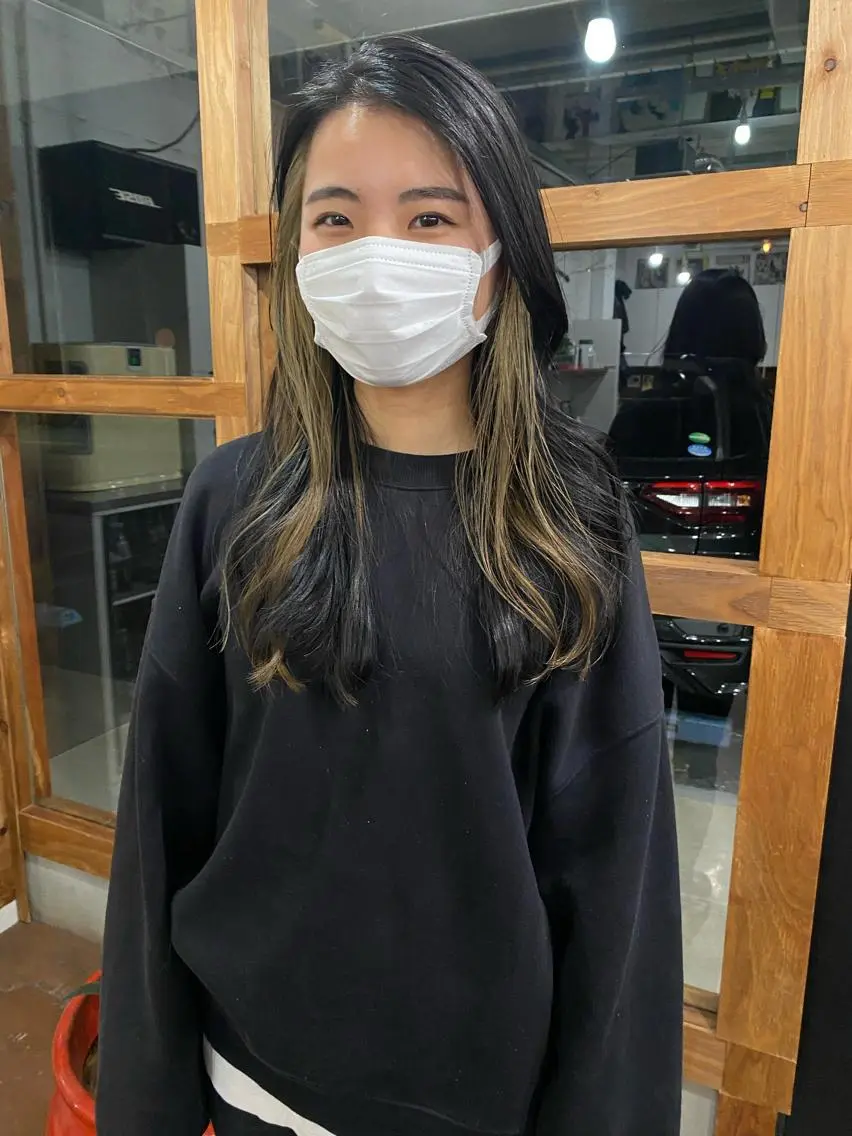 カラー インナーカラー ヘアカラー なぎ🌿.∘[ボブ, ニュアンスカラー]のヘアスタイル