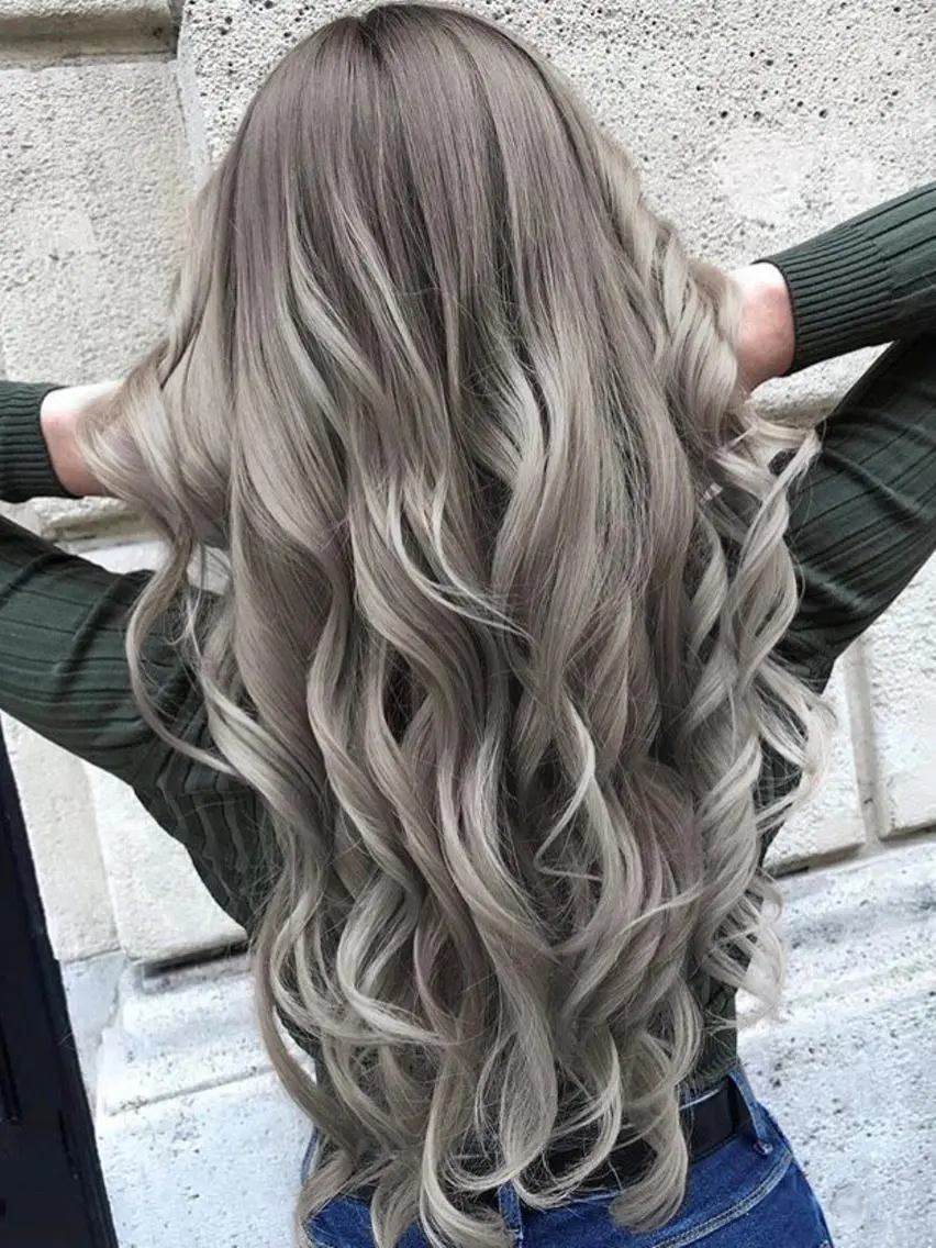 ロング カラー ヘアアレンジ Device ディバイスのヘアスタイル