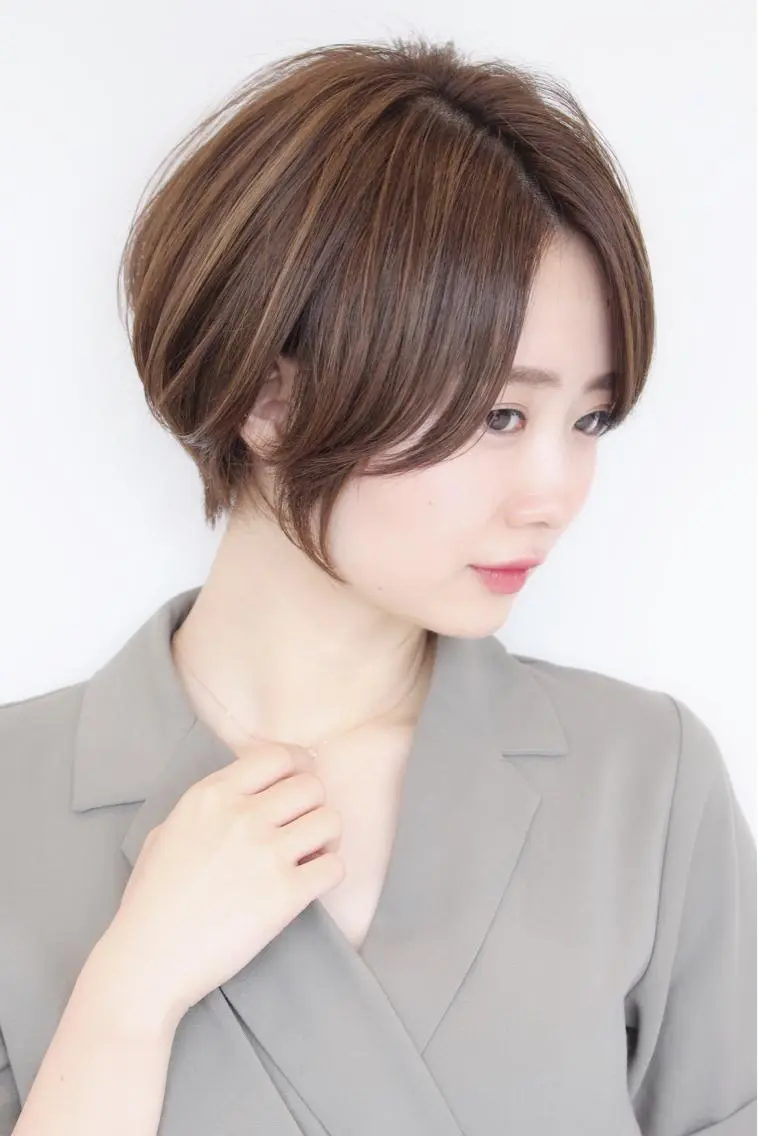 ショート カラー 髪質改善カラー ショートボブ専門のヘアスタイル
