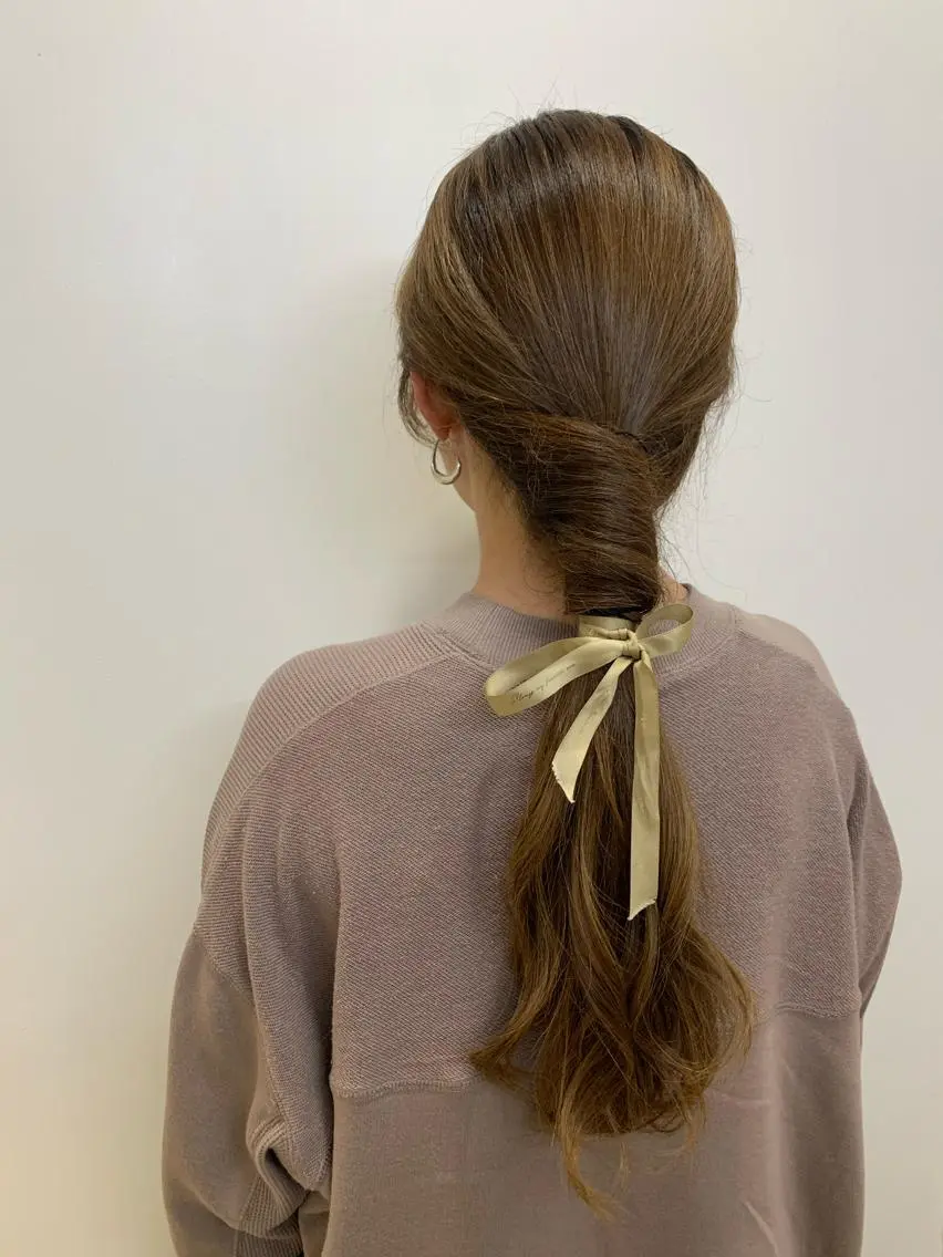 ロング ヘアアレンジ yuka .のヘアスタイル