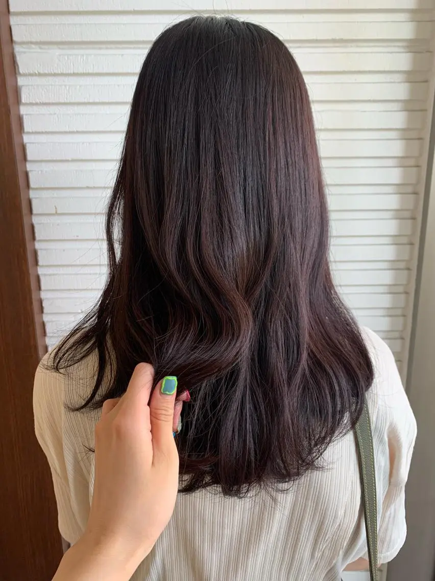 ロング 🪿透明感/艶カラー ﾜﾀﾅﾍﾞｱｵｲのヘアスタイル