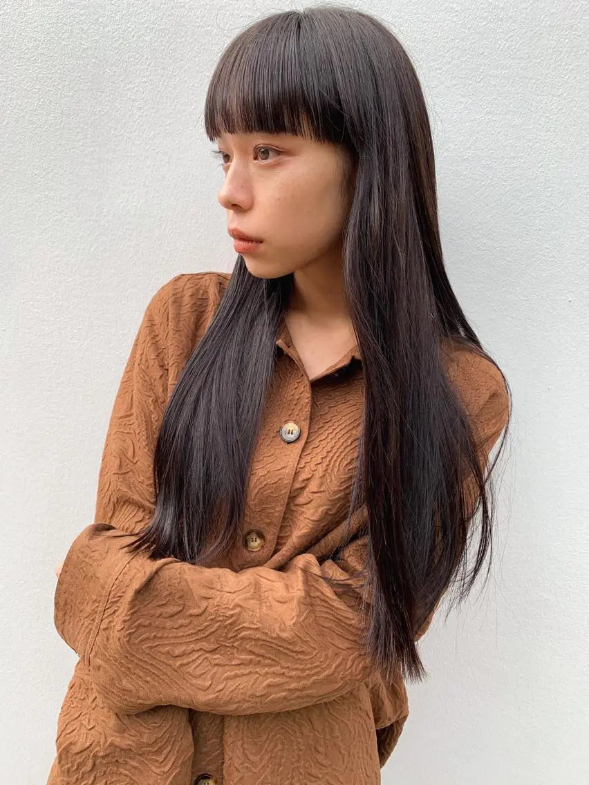 ロング ワイドバング カット sakoda shunkiのヘアスタイル