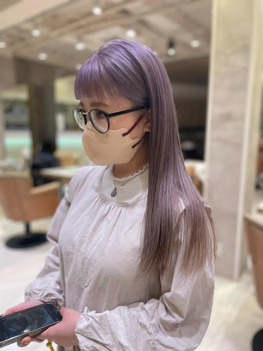 ロング 韓国🇰🇷透明感 ERIのヘアスタイル