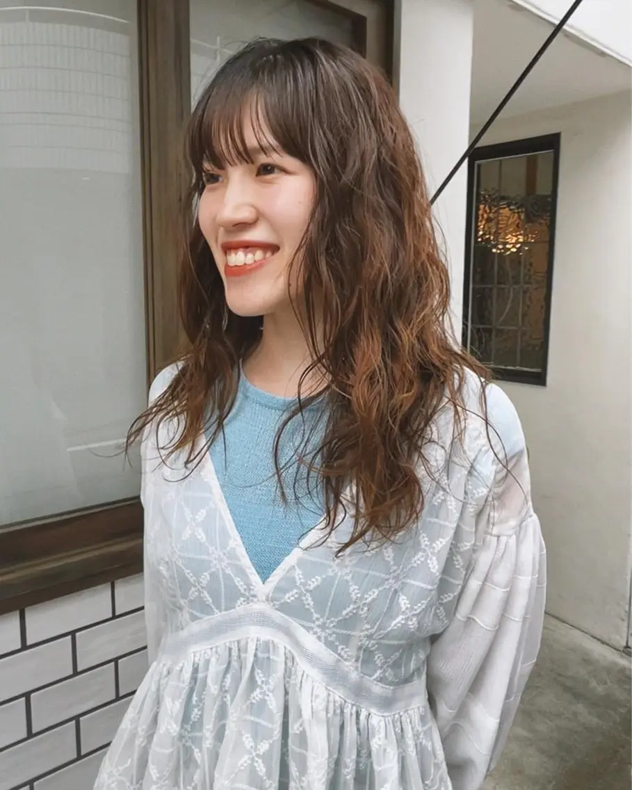 ロング パーマ くせ毛 🧸メンズカット 🧸conatsuのヘアスタイル