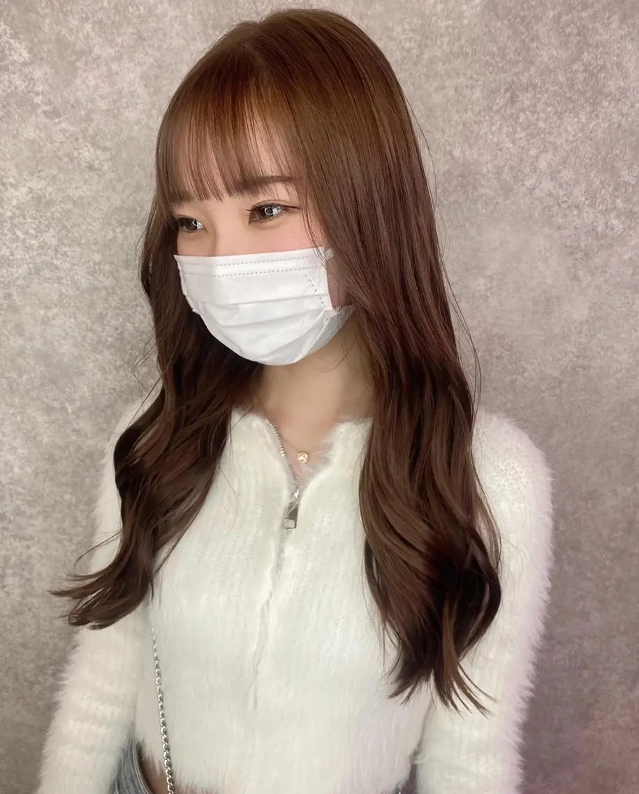 ロング カラー ベージュカラー ブラウンカラー 卒業式のヘアスタイル UNDER vr 【アンダーバー】のヘアスタイル