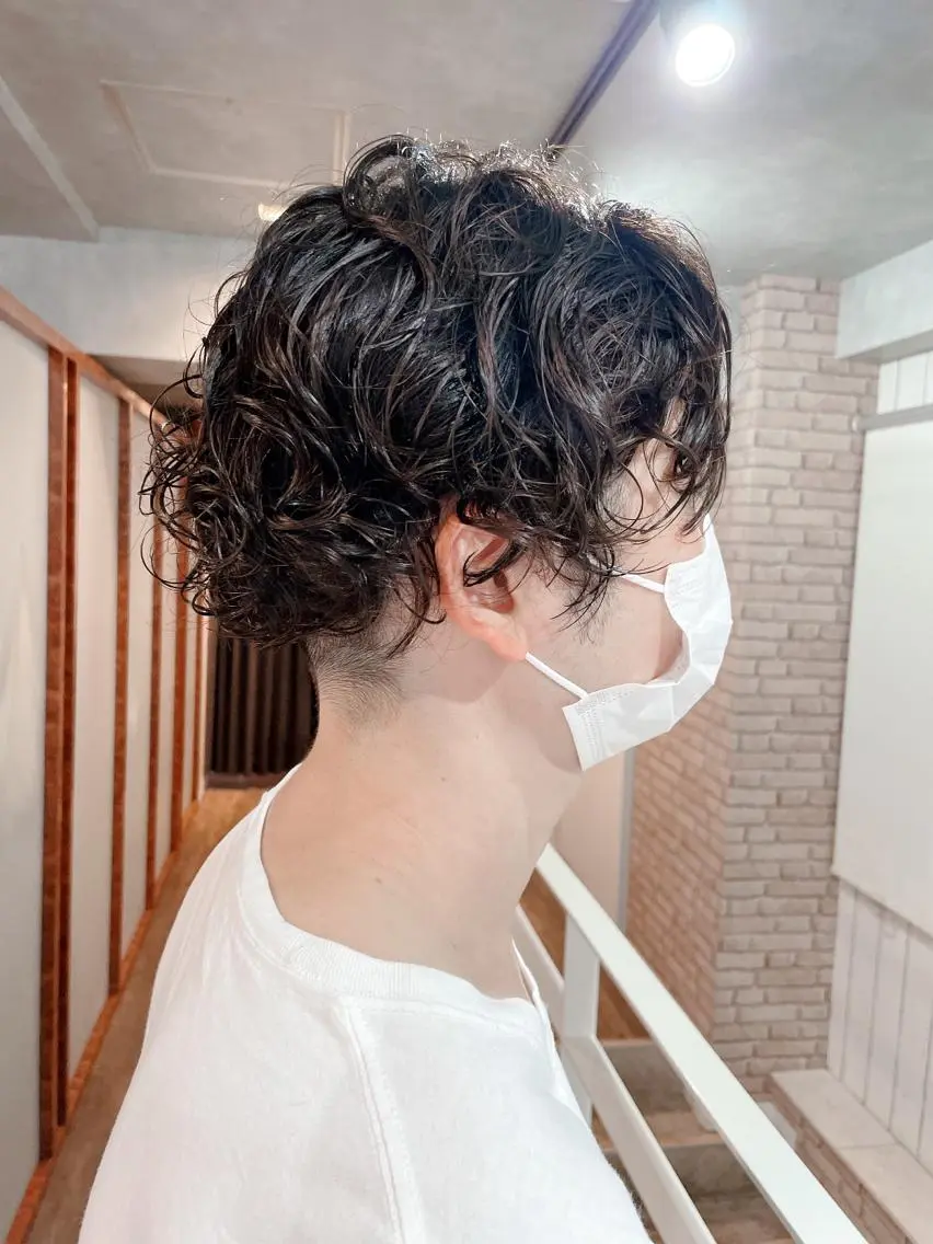 パーマ メンズ 💭メンズ特化 フクダ💭のヘアスタイル
