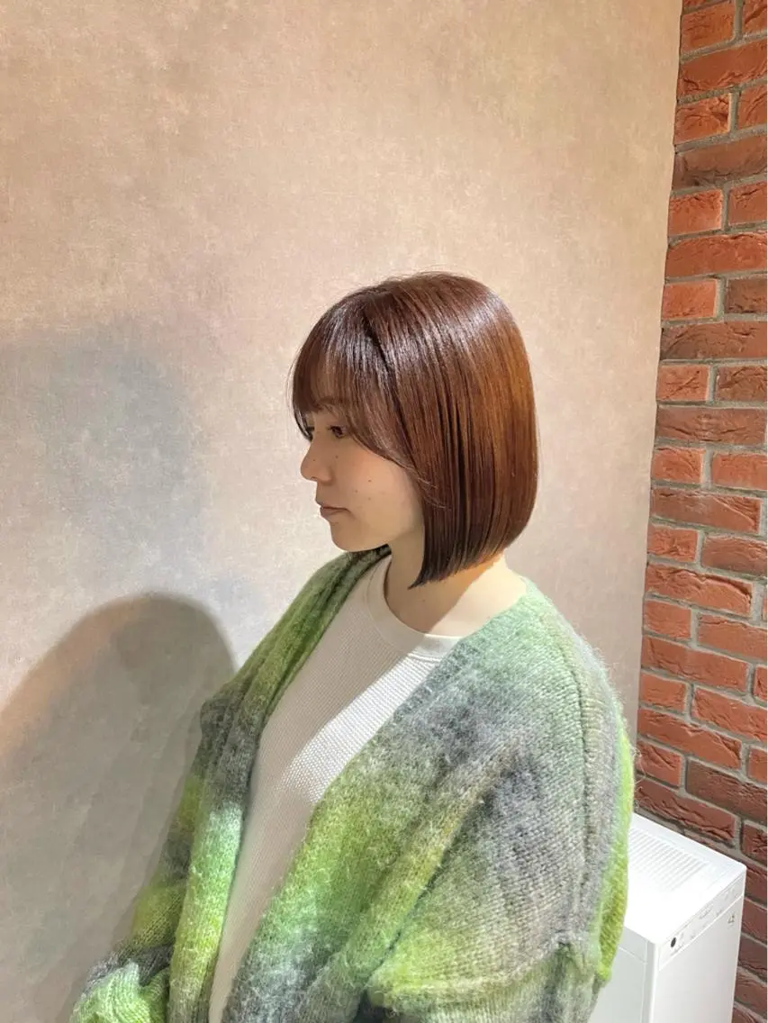 ショート ボブ 長めボブ カット ヘアカラー ✨受賞歴多数✨ボブ• ショート🕊藤原朋也のヘアスタイル