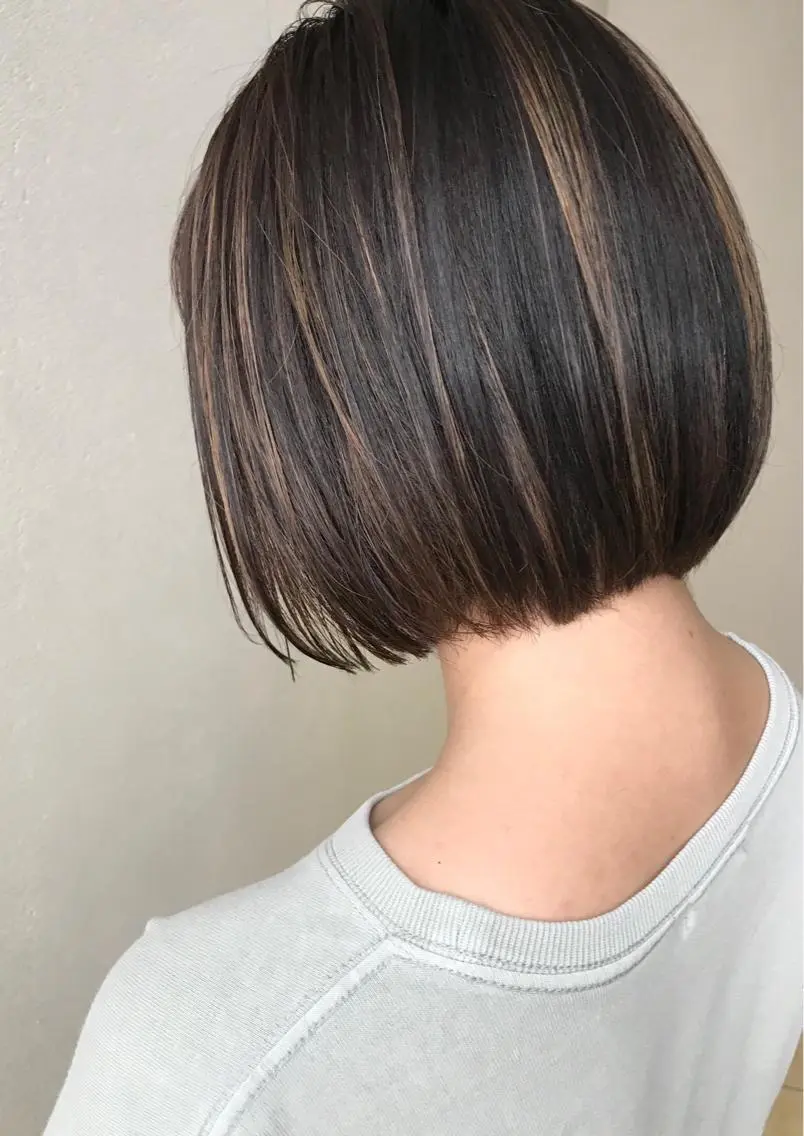 ショート 切りっぱなしボブ ボブ 沢田 瞳のヘアスタイル