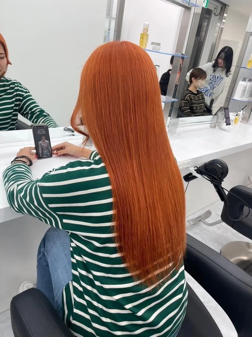 カラー ♡海外girl重め レイヤーMEARI♡のヘアスタイル