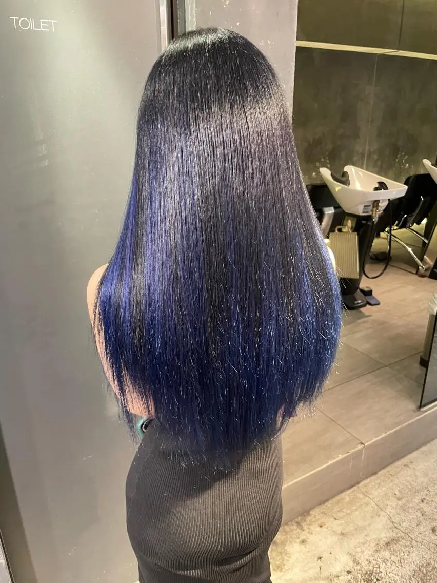 ロング カラー エクステ ヘアカラー トリートメント エクステ 韓国カラーエクステ 👑代表渡部雅己👑のヘアスタイル