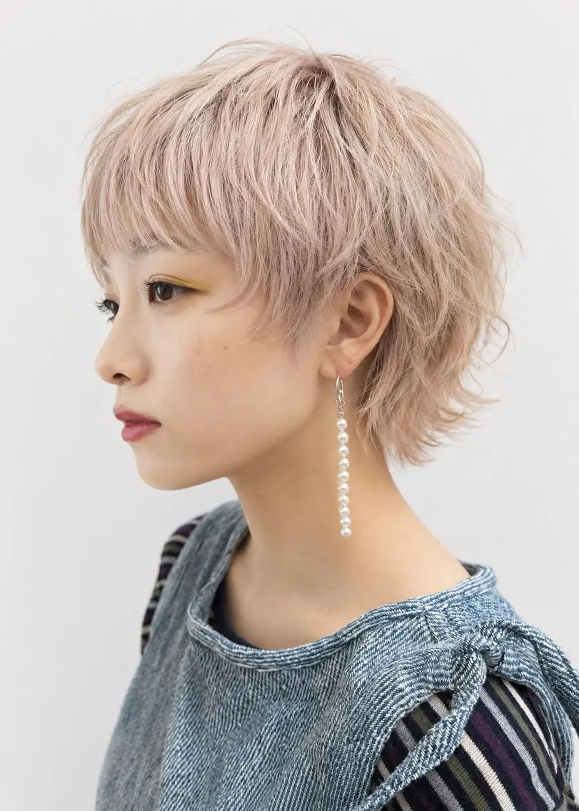 ショート カラー ブリーチ カット ヘアカラー ダメージレス コバヤシ　ヒロヒトのその他イメージ