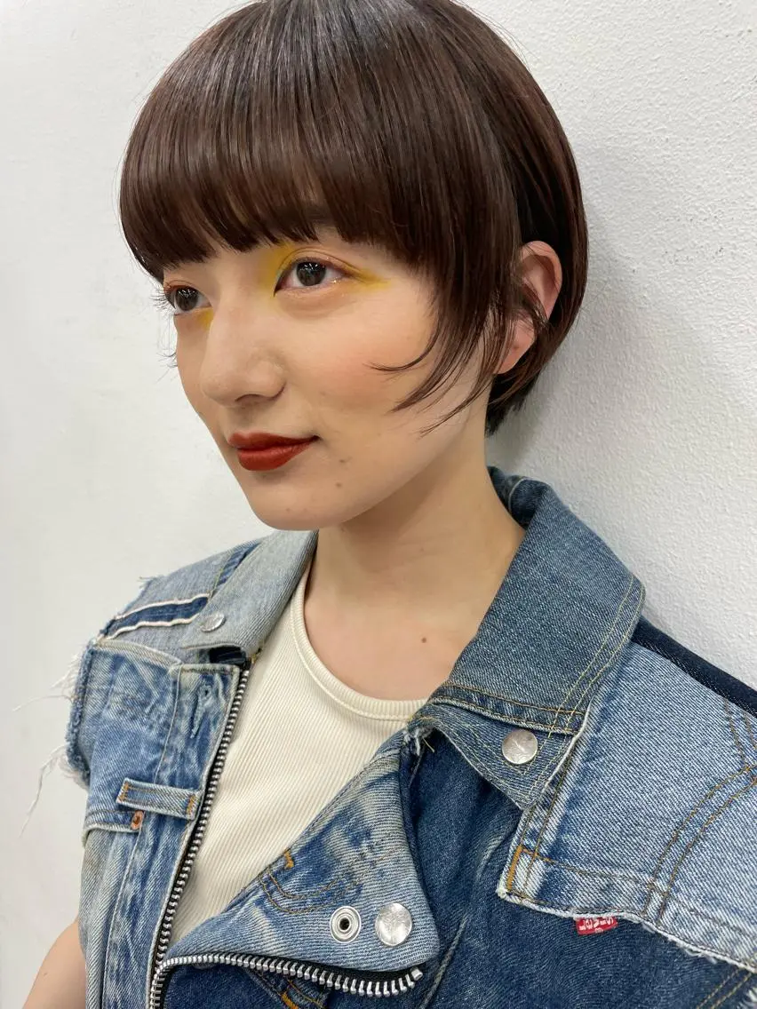 ショート 店長福島成美/髪質 改善縮毛矯正/カラーのヘアスタイル