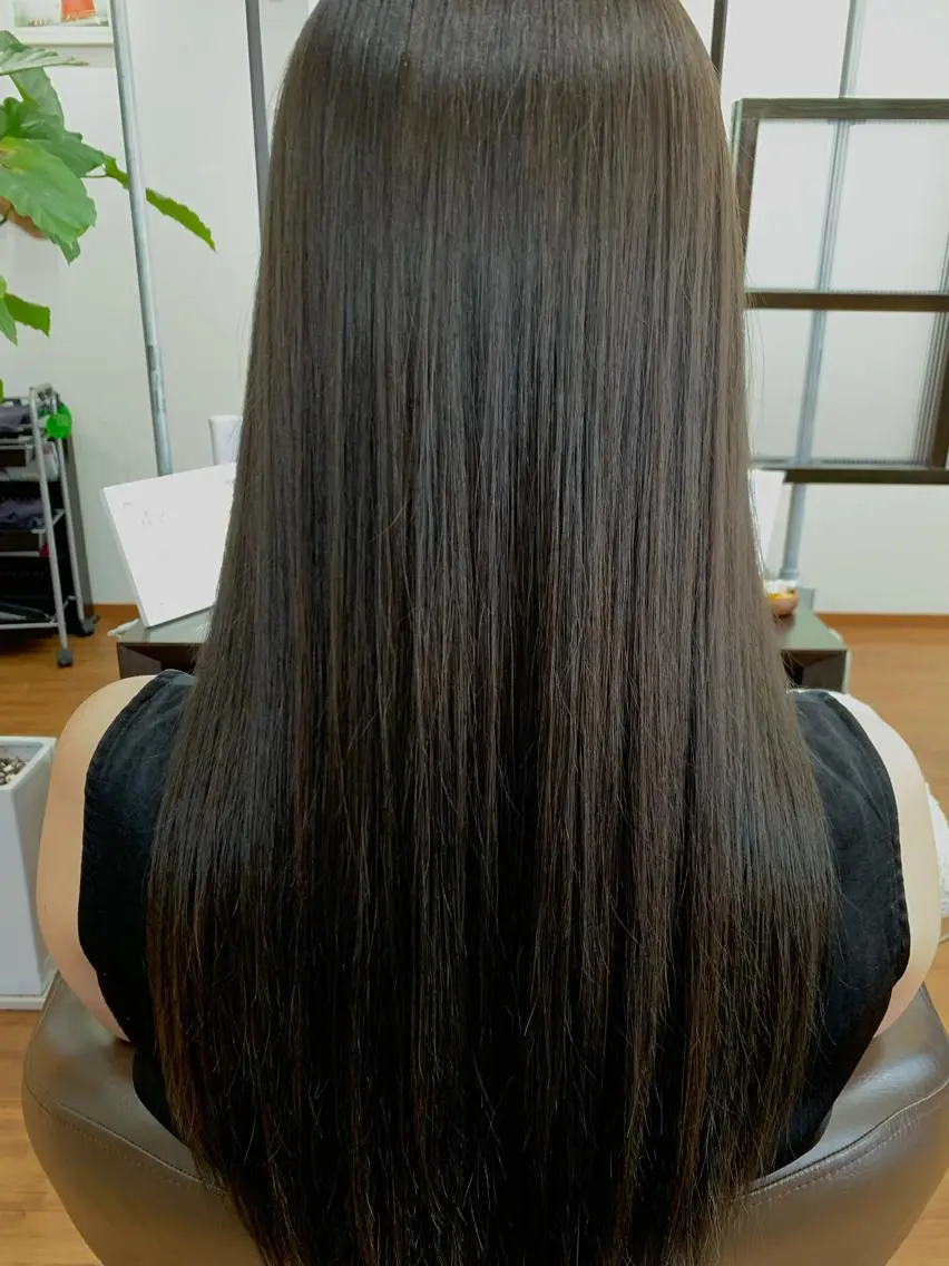 ロング カラー ヘアカラー トリートメント 星 翔のヘアスタイル