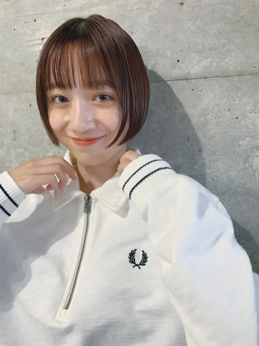 ショート カラー ボブパーマコテ巻き風 パーマNo1深江秀平のヘアスタイル