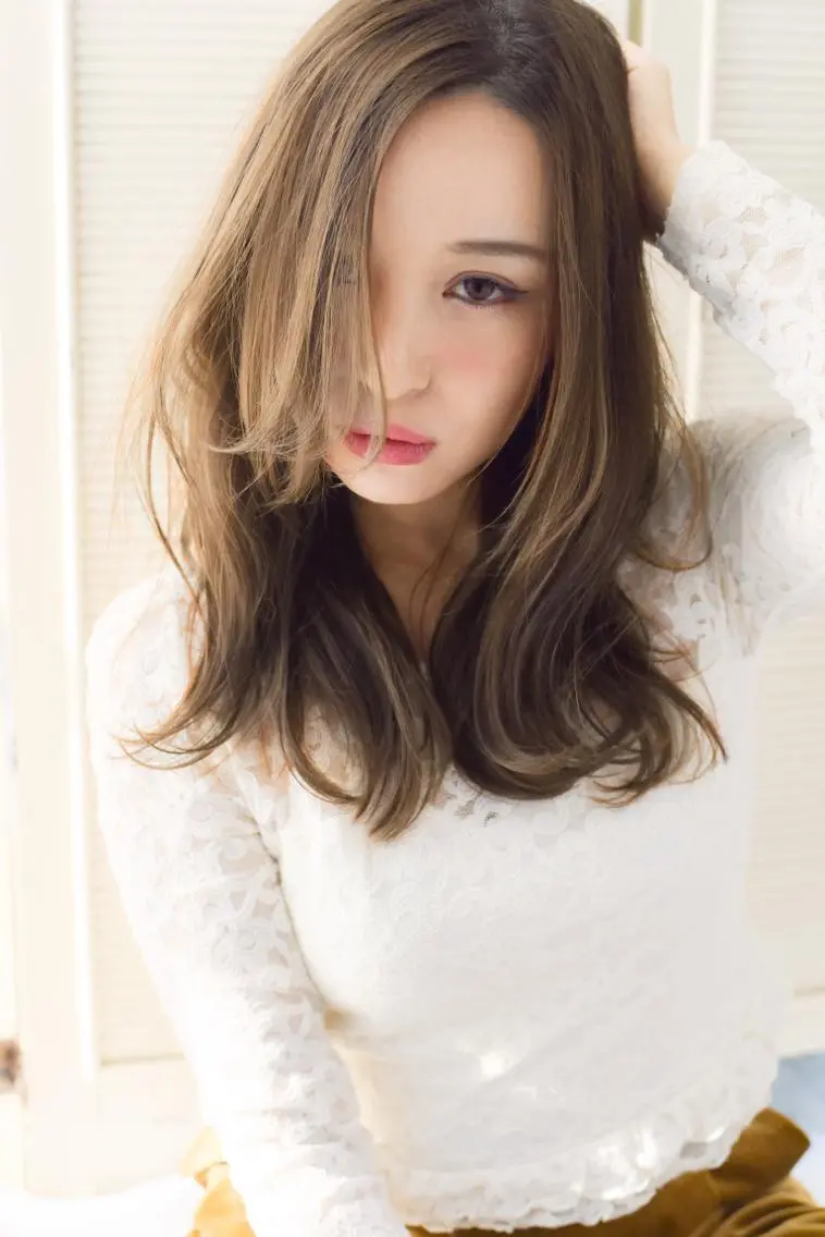 セミロング エクステ(レミー毛) NINEのヘアスタイル