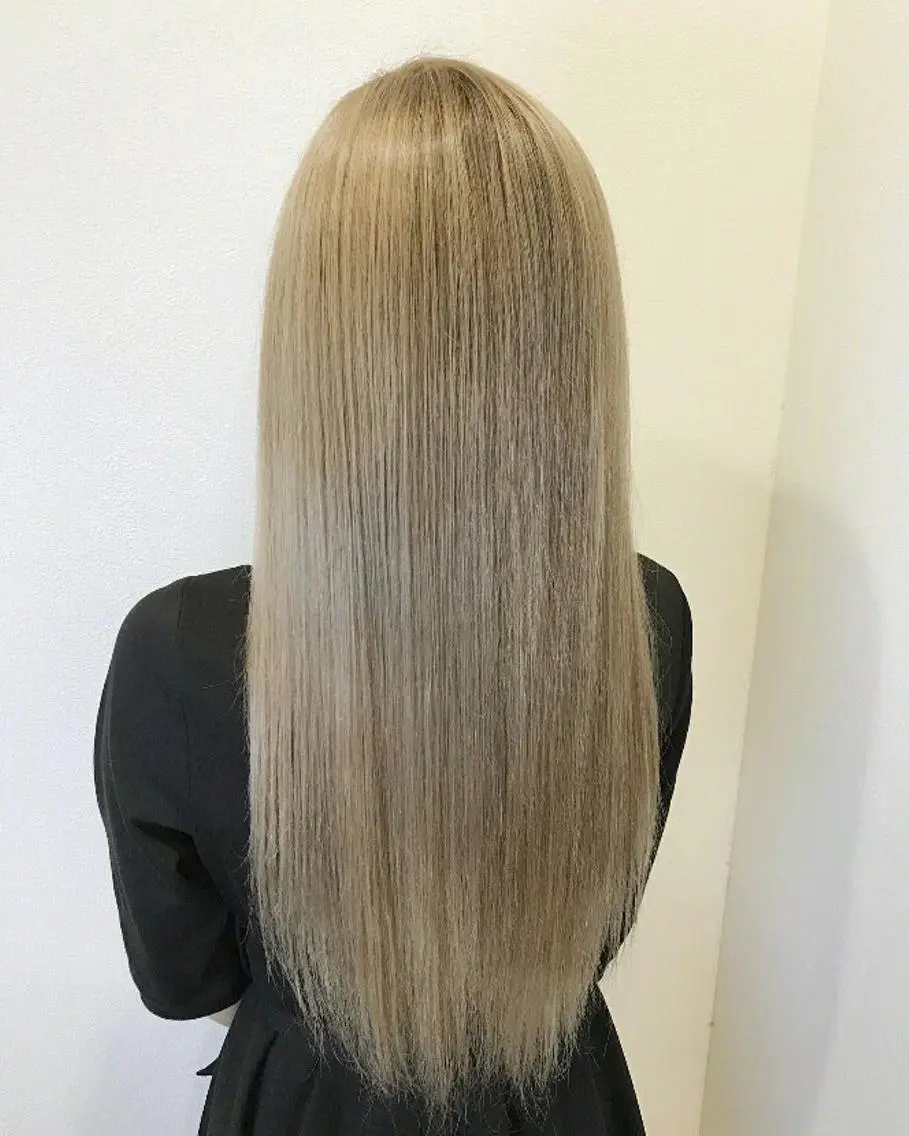 ロング ヘアカラー トリートメント エクステ カラコレ難波 sakamotoのヘアスタイル