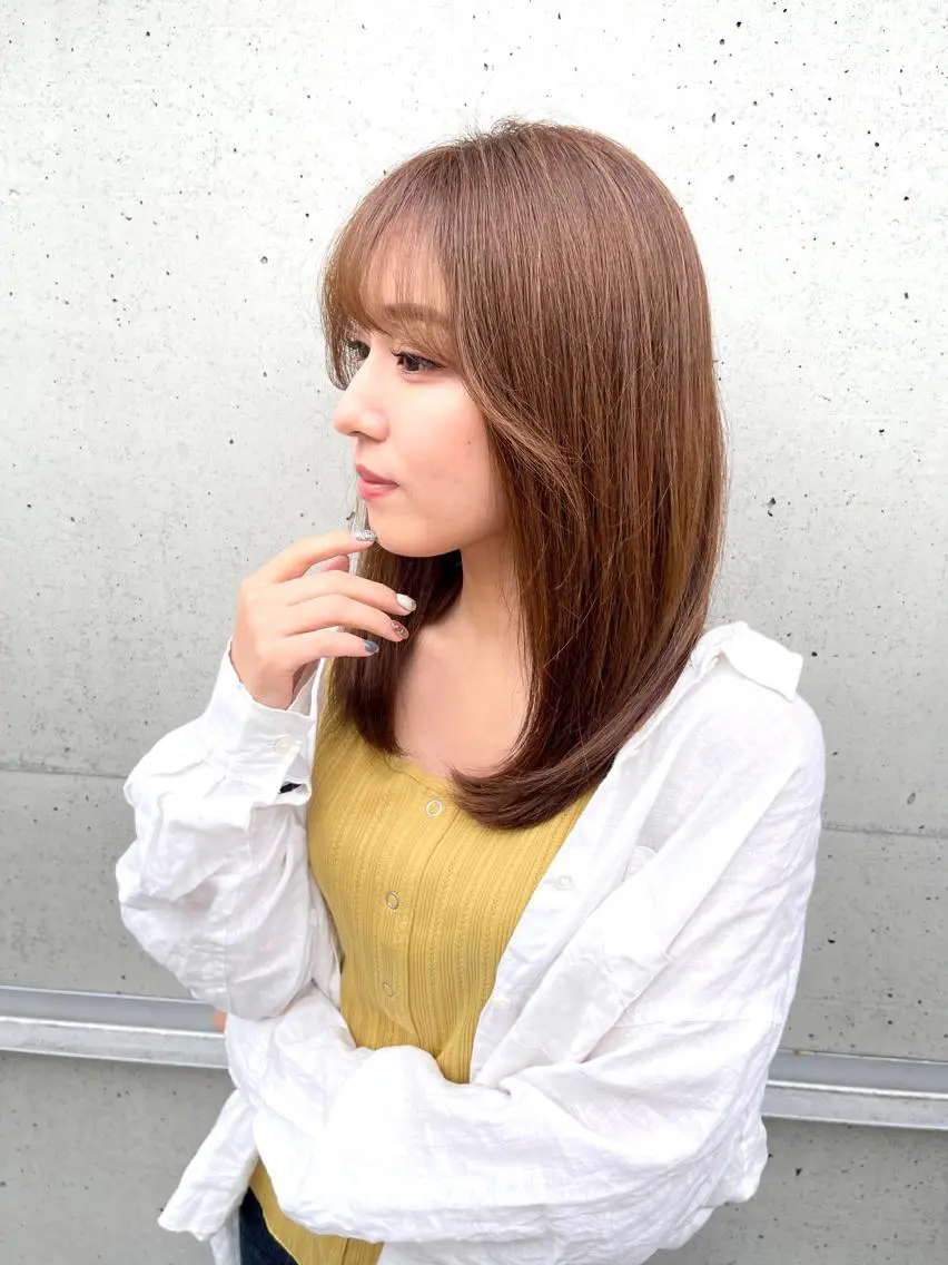 ミディアム Londideal 高橋ヒロシのヘアスタイル
