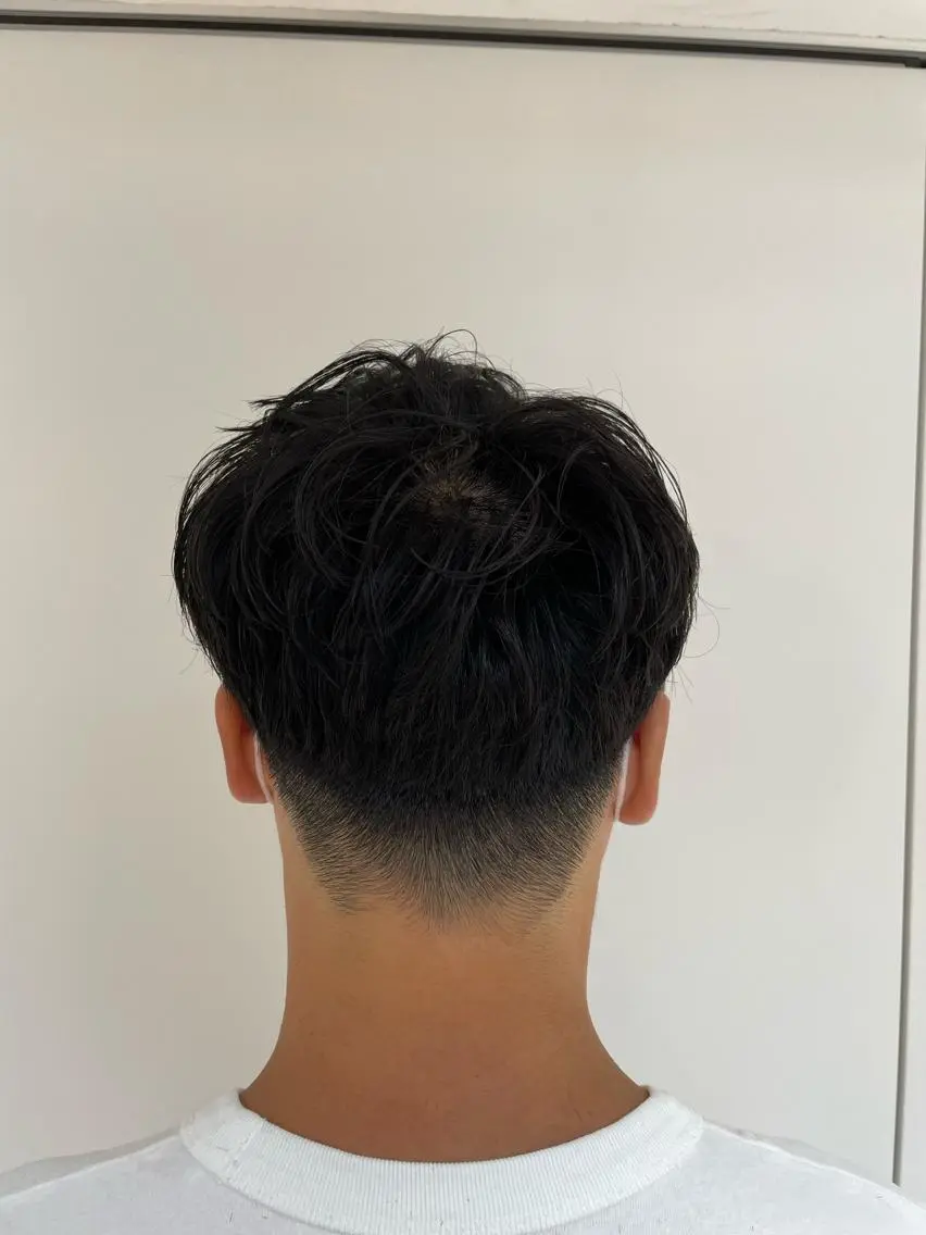 パーマ メンズ 🐬脱白髪染めカラー 清水大世🐬のヘアスタイル
