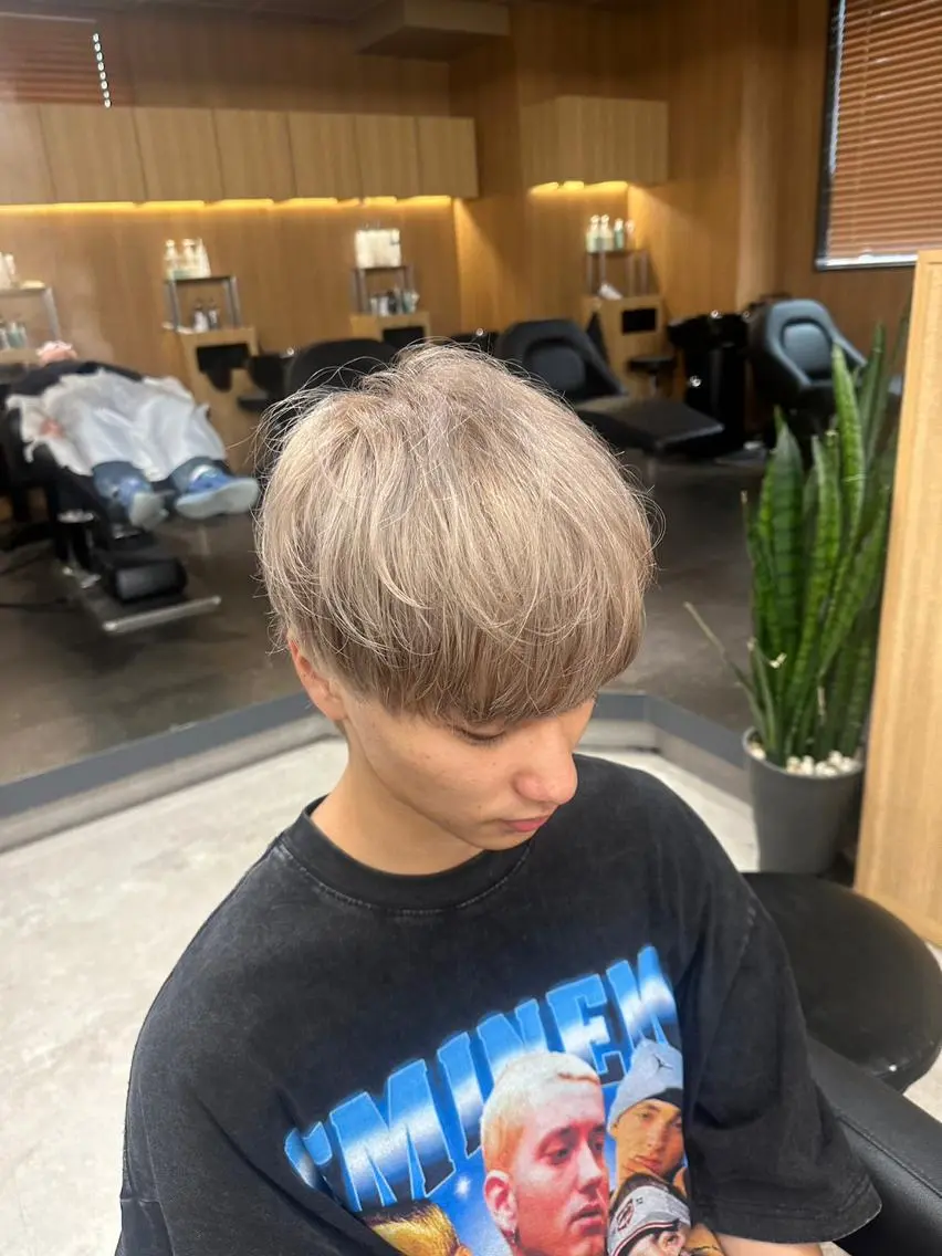 カラー 韓国風メンズ特化 ⛓️BLUCK札幌のヘアスタイル