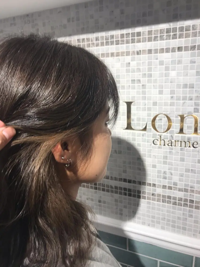 ミディアム ヘアカラー トリートメント 髪質改善レイヤー/ ボブたんの翔太のヘアスタイル
