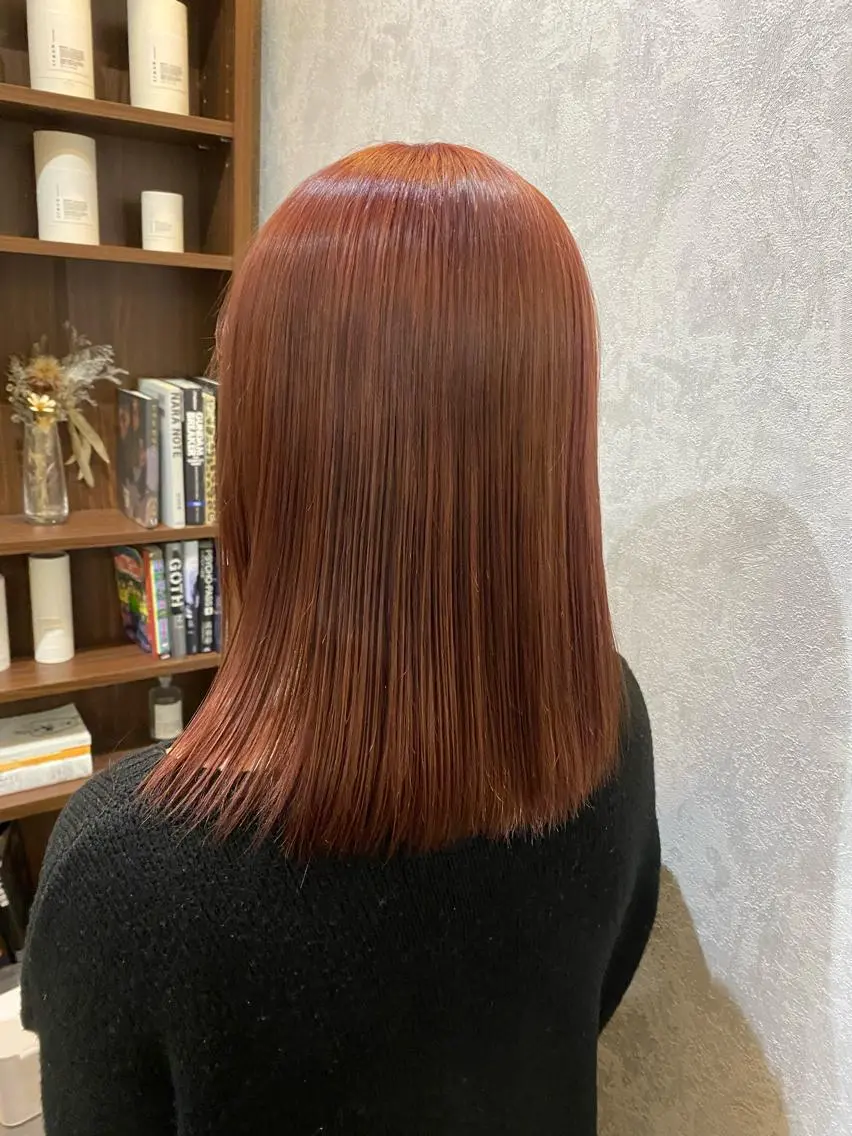 ミディアム ヘアカラー 西田辺/ タカスナオヤのヘアスタイル