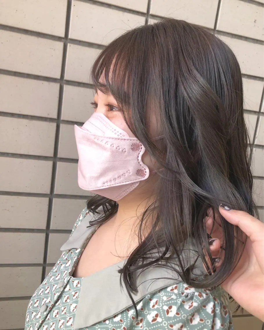 ミディアム カラー MYA 🤍kanaのヘアスタイル