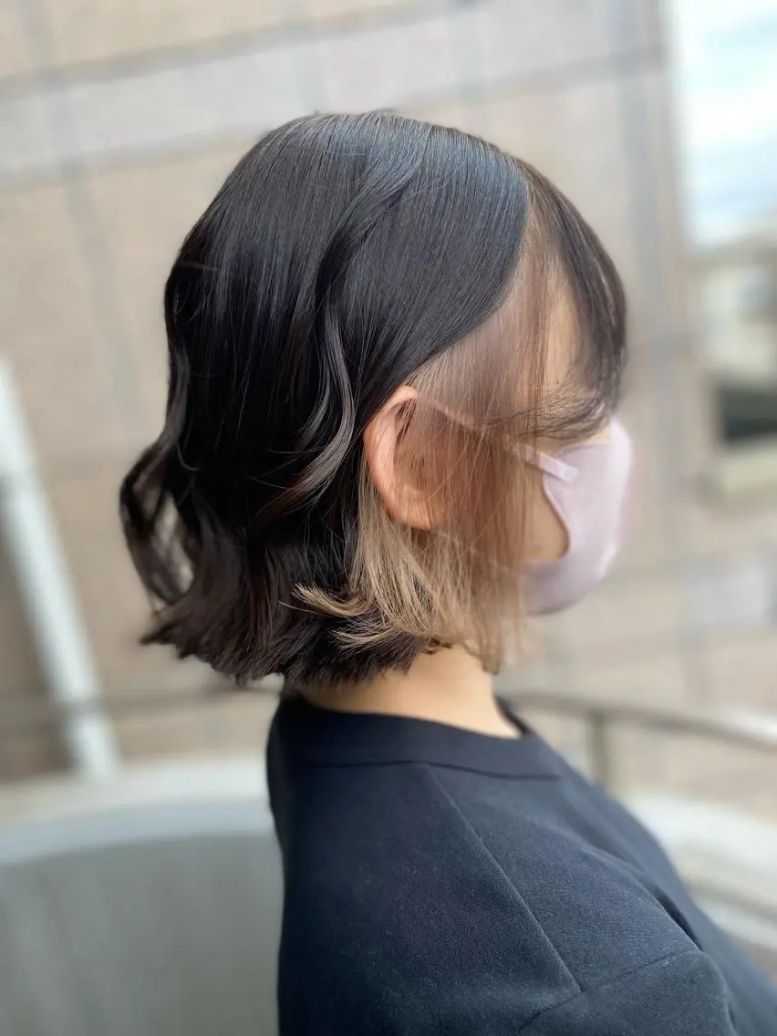 ショート カラー ヘアカラー ヨシダ フミノリのヘアスタイル