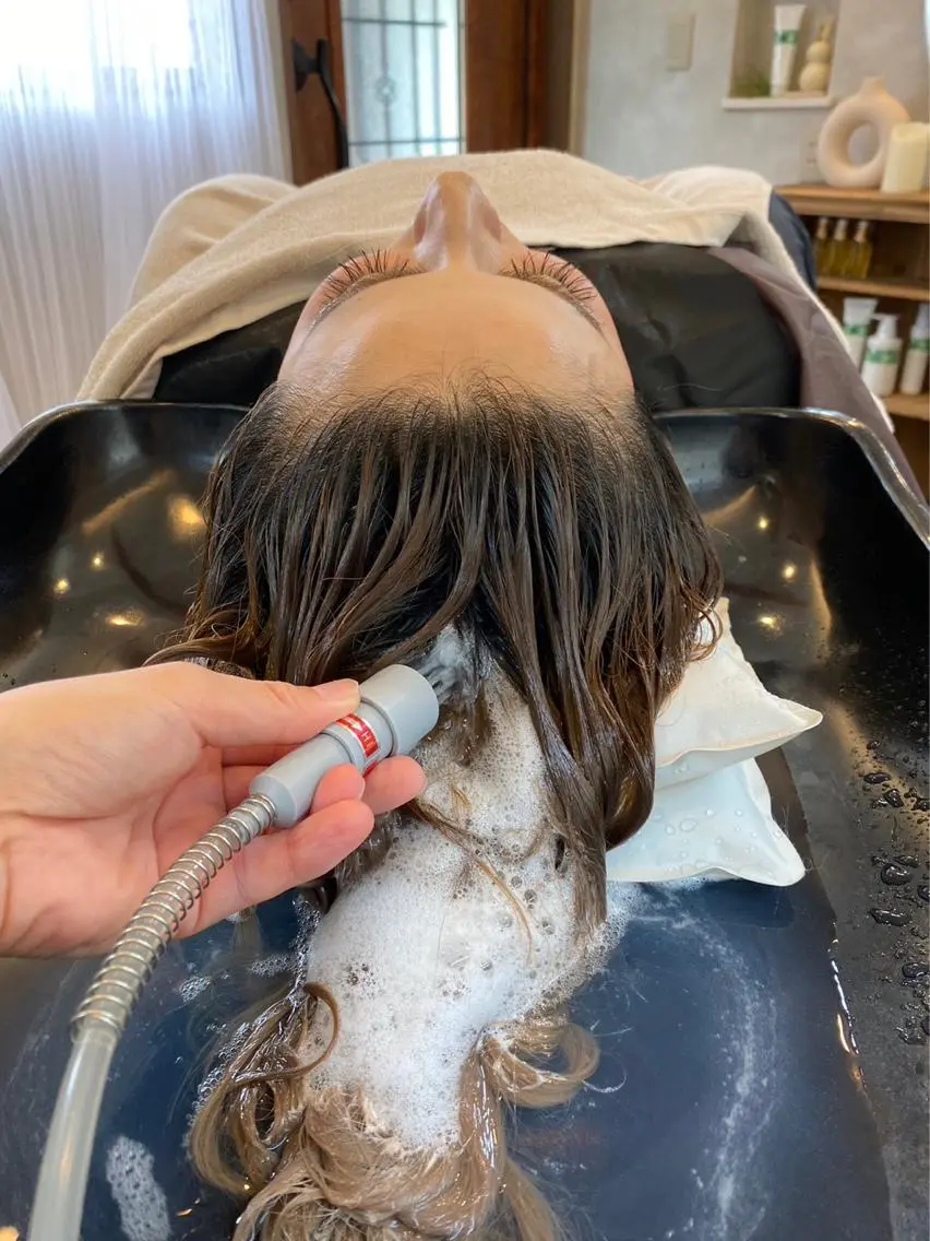 リラク 四日市 ヘッドスパ頭皮洗浄のヘアスタイル