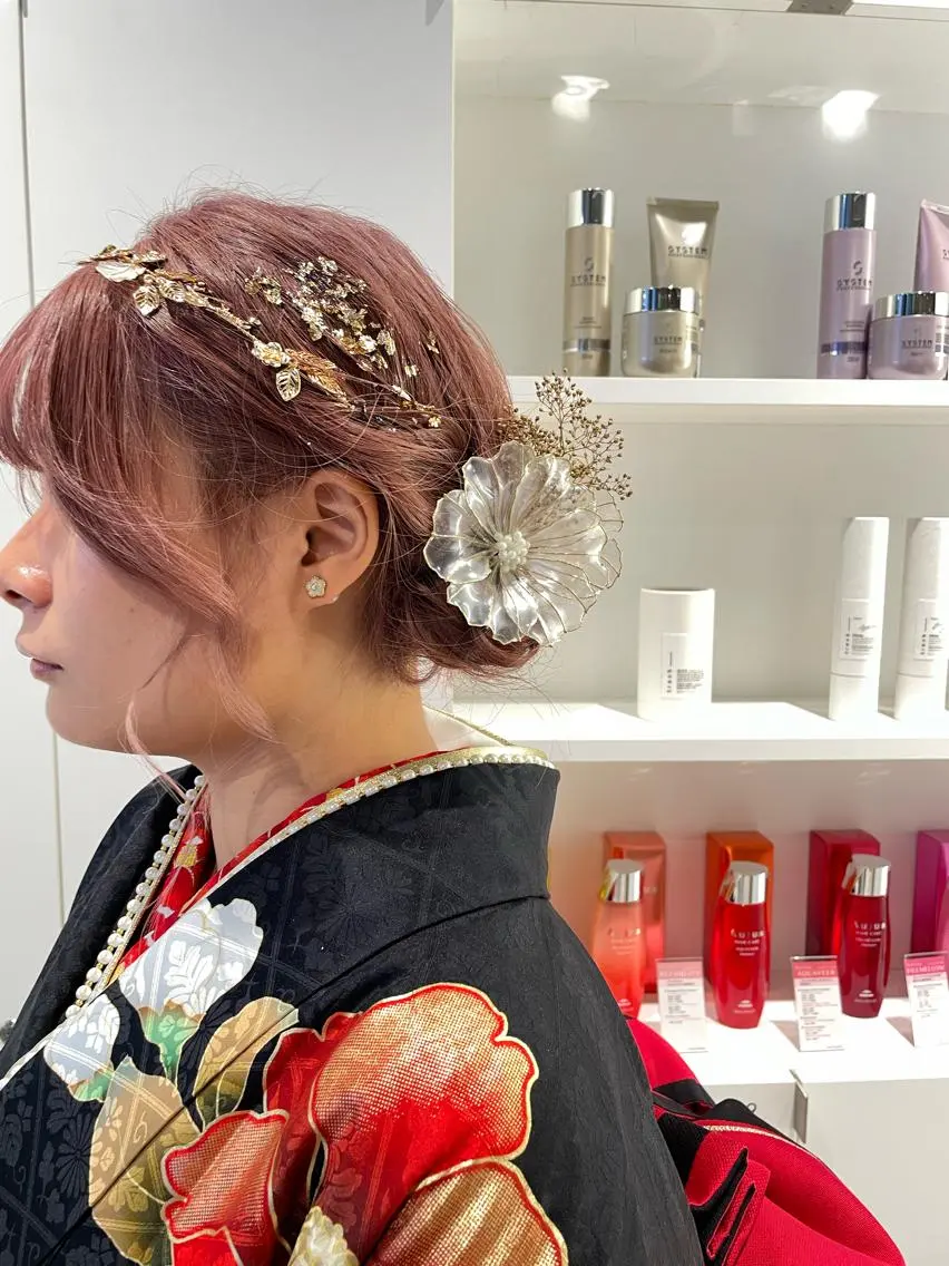 ミディアム ヘアアレンジ ☀️海外レイヤー 🇺🇸/ヒナコのヘアスタイル