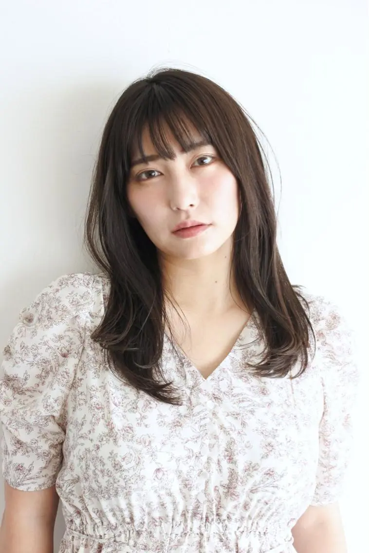 セミロング 松田 光雄のヘアスタイル