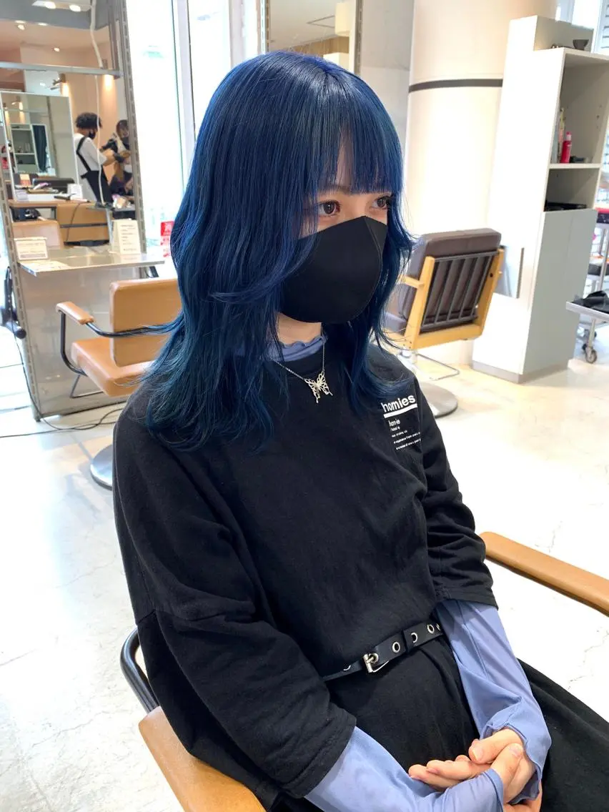 ロング カラー ヘアカラー 大阪韓国ヘア 🦋RINKAのヘアスタイル