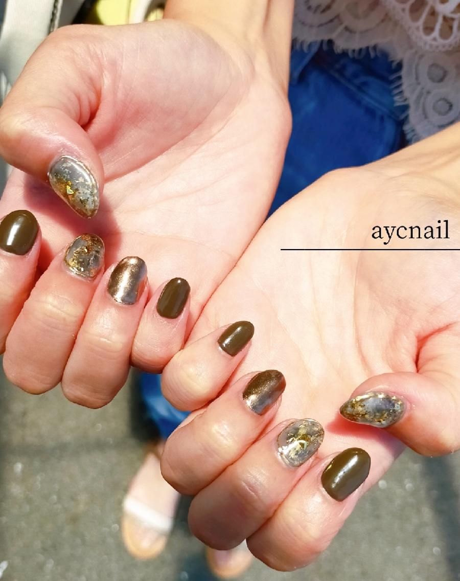 ネイル ニュアンスネイル ハンドネイル 推しネイル | 　aycnailのネイルデザイン
