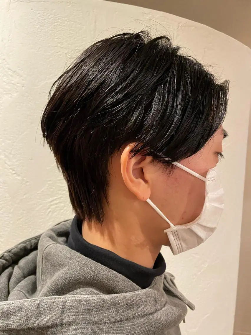 ショート パーマ 松永 竜汰のヘアスタイル