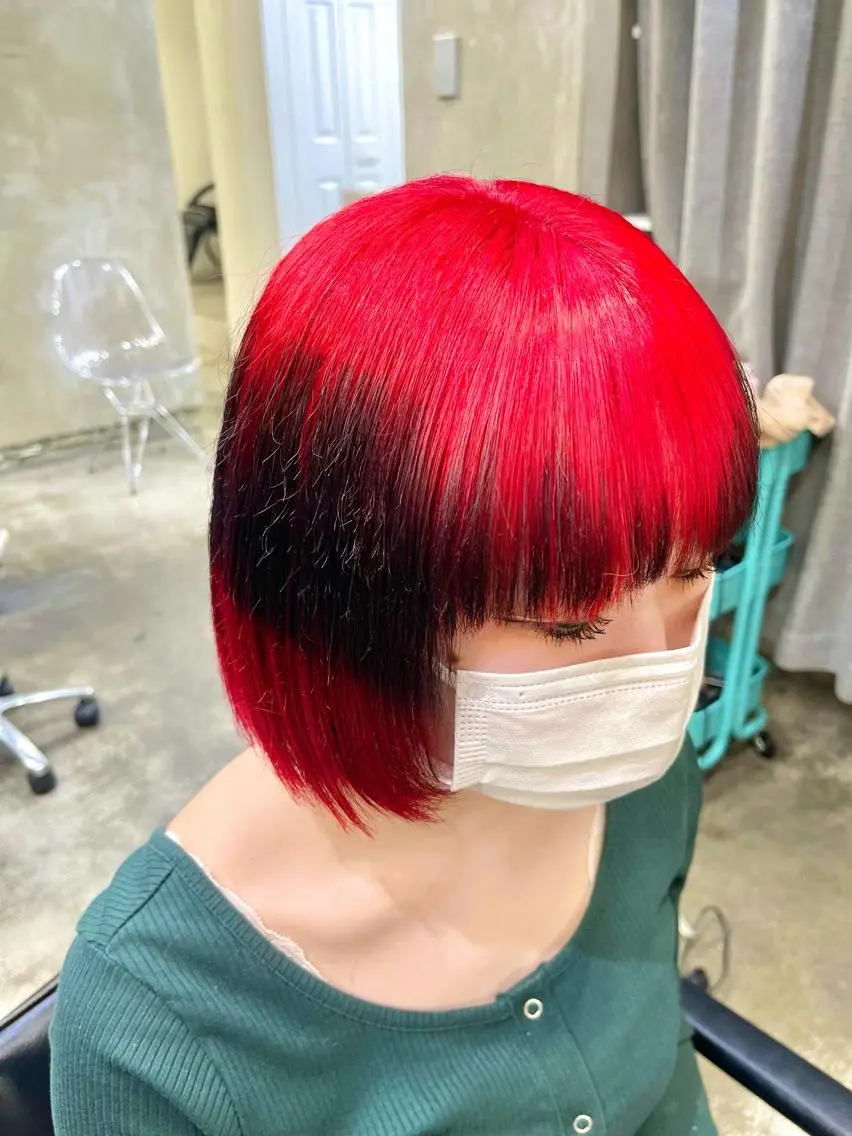 ショート カラー ヘアカラー トリートメント ハッシュカット/ハイ トーン/HIROKIのヘアスタイル