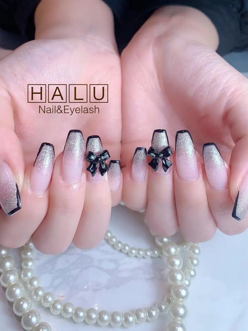 ネイル リボン HALU ハルのネイルデザイン