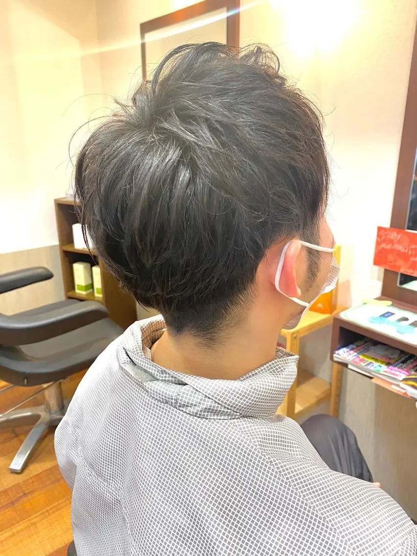 メンズ マッシュ 刈り上げ 髪質改善 コレマツのヘアスタイル