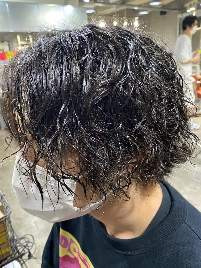 メンズ カット パーマ ヘアセット 再現性No.1ヘア ごーた立川のヘアスタイル