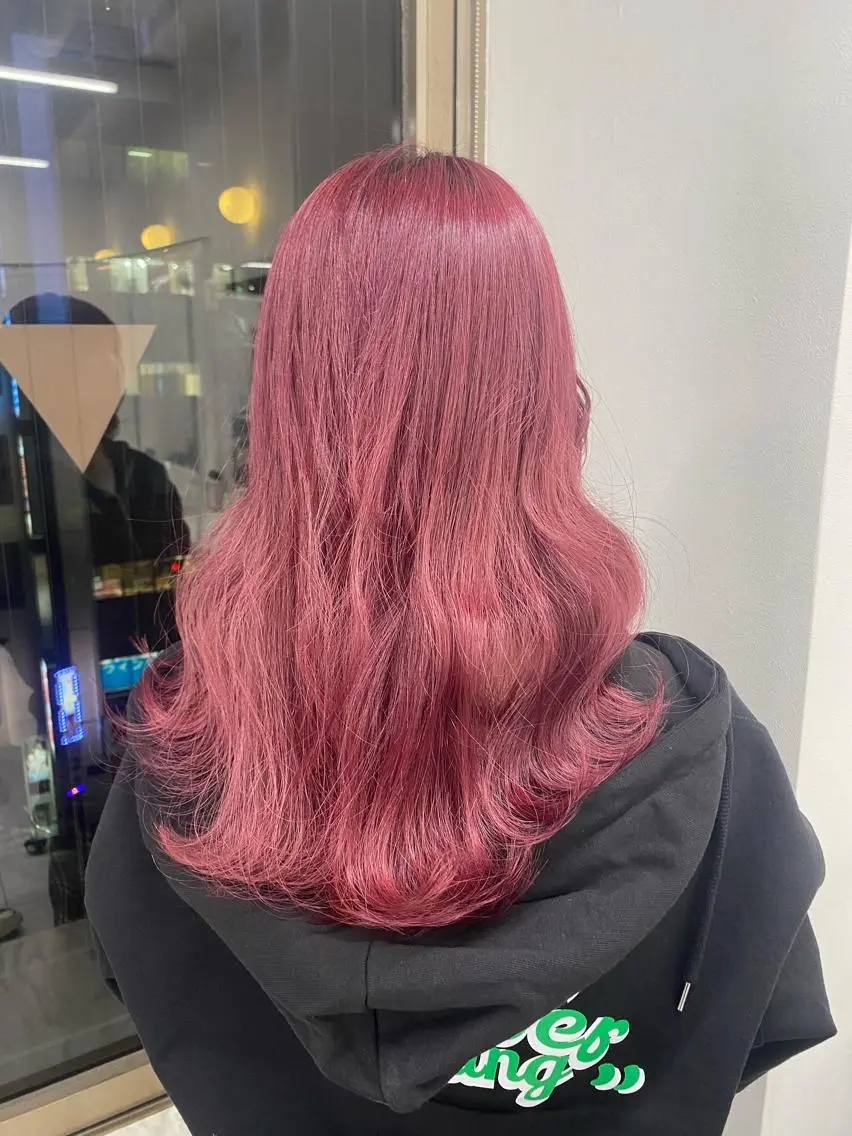 セミロング カラー パーマ ヘアアレンジ メンズ キッズ マツエク・マツパ ヘアカラー トリートメント ヘアセット 韓国/トレンド レイヤー【101】のヘアスタイル