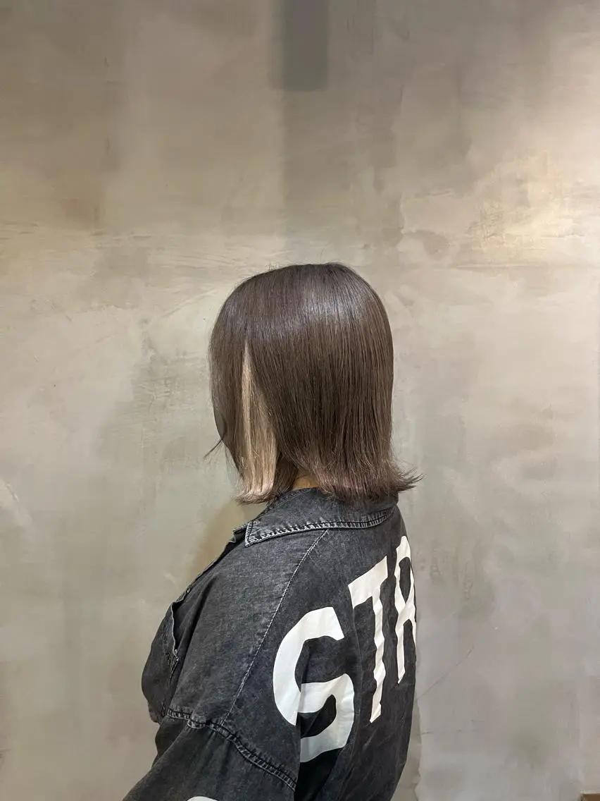ミディアム カラー 🎀ショートカット モデル/烏丸御池のヘアスタイル