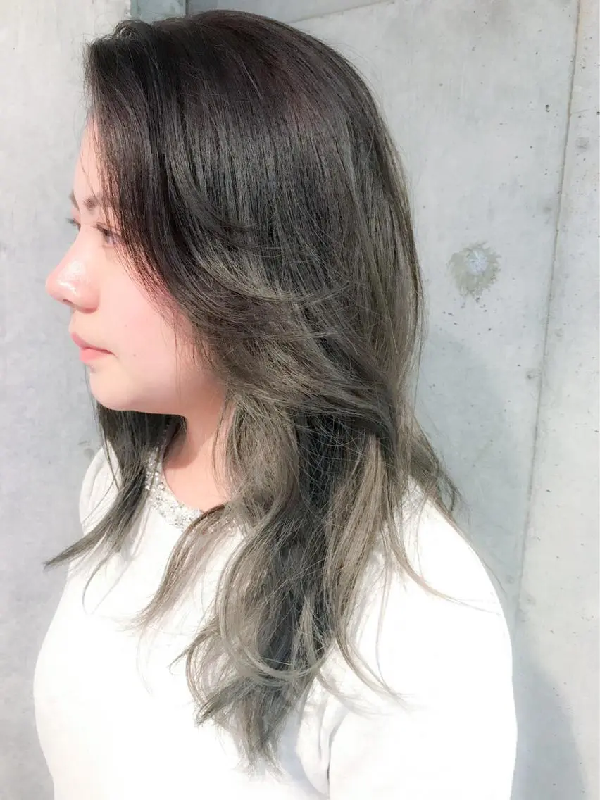 ミディアム カラー カット ヘアカラー トリートメント 仁木 謙太のヘアスタイル