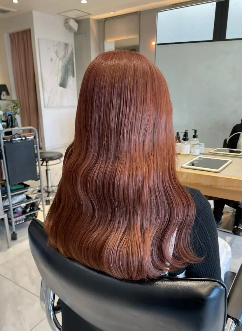 セミロング カラー ヘアアレンジ 艶髪/レイヤーカット 🐣misakiのヘアスタイル