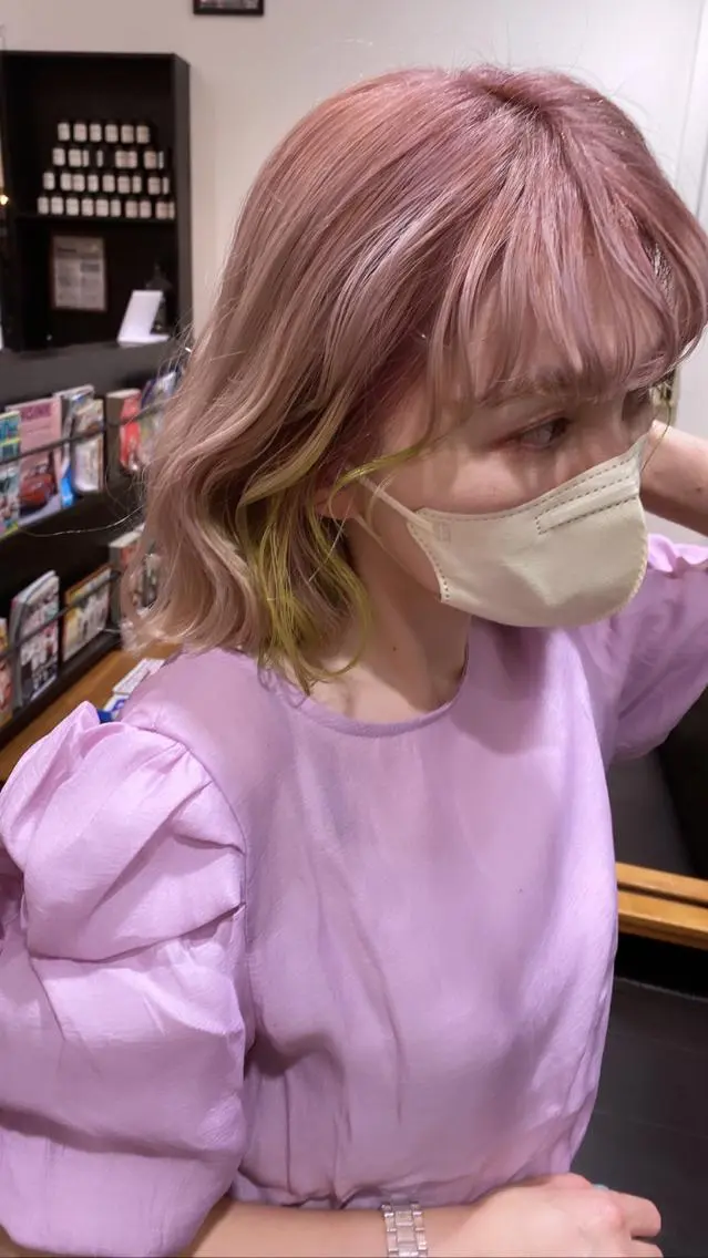 ショート ヘアカラー 🦋透明感カラー🦋 CHIHARUのヘアスタイル