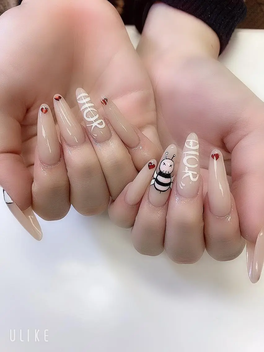 ロング JNA認定講師🌸 RIEのネイルデザイン