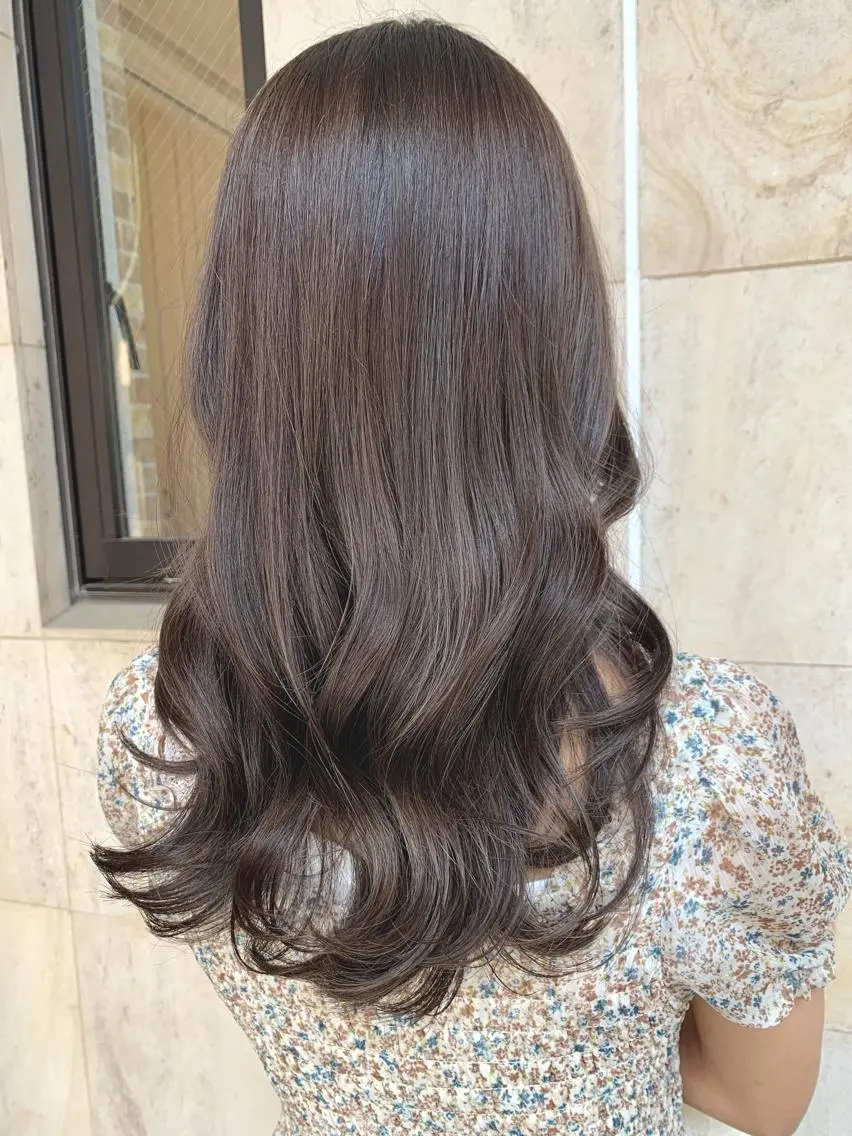 ミディアム カット ヘアカラー トリートメント 高橋 一矢のヘアスタイル