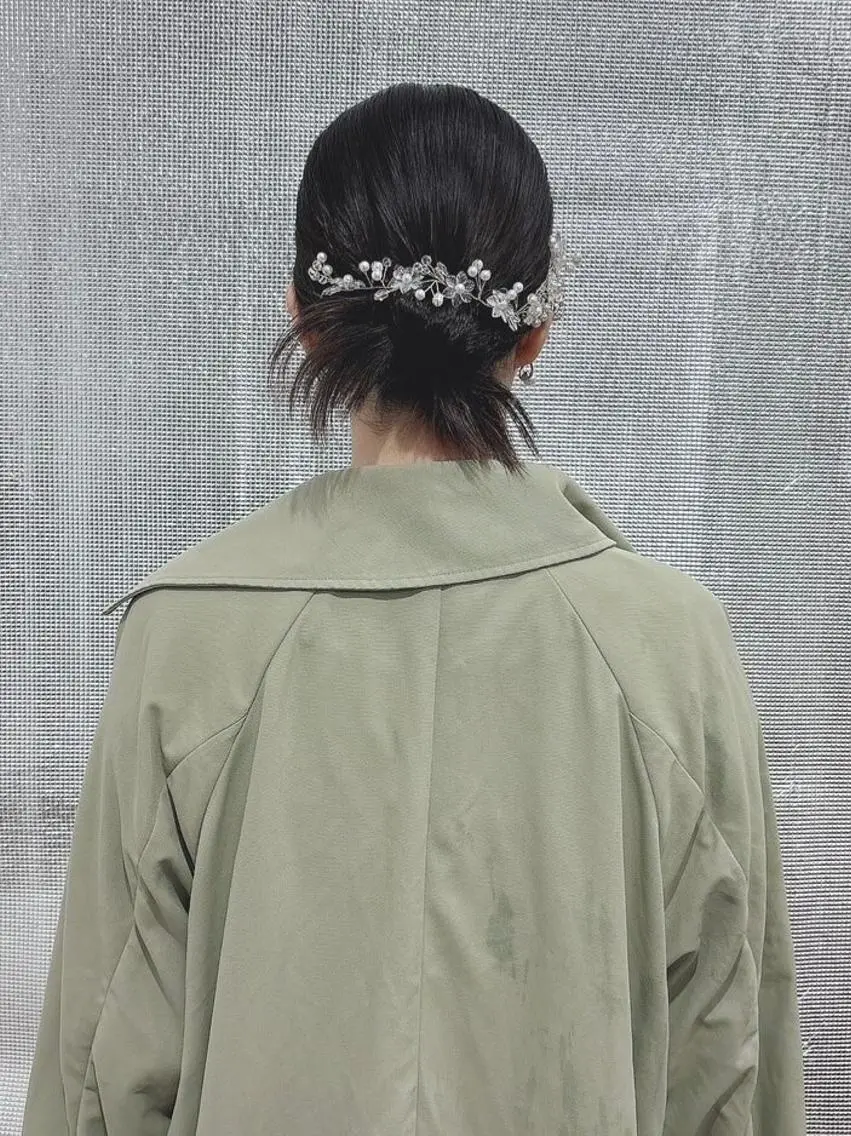 ロング カラー ヘアアレンジ シールエクステ バレイヤージュ ブリーチ ケアブリーチ ダブルカラー MISA ミサのヘアスタイル